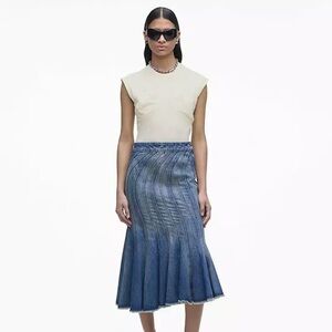 Marc Jacobs The Wave Denim Skirt